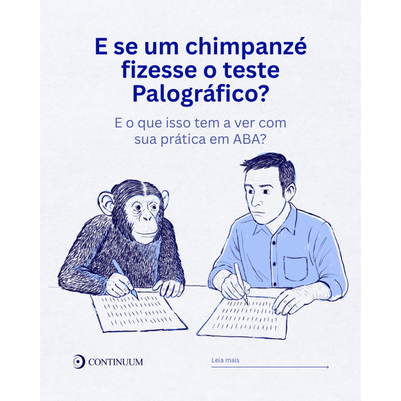 E se um Chimpanzé fizesse o palográfico?